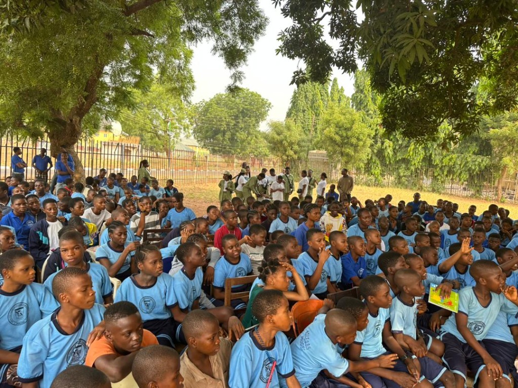 Students at assembly